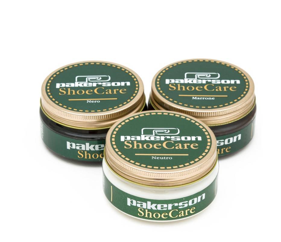 Pakerson KIT 3 CERE DA SCARPE NERO, MARRONE, NEUTRO