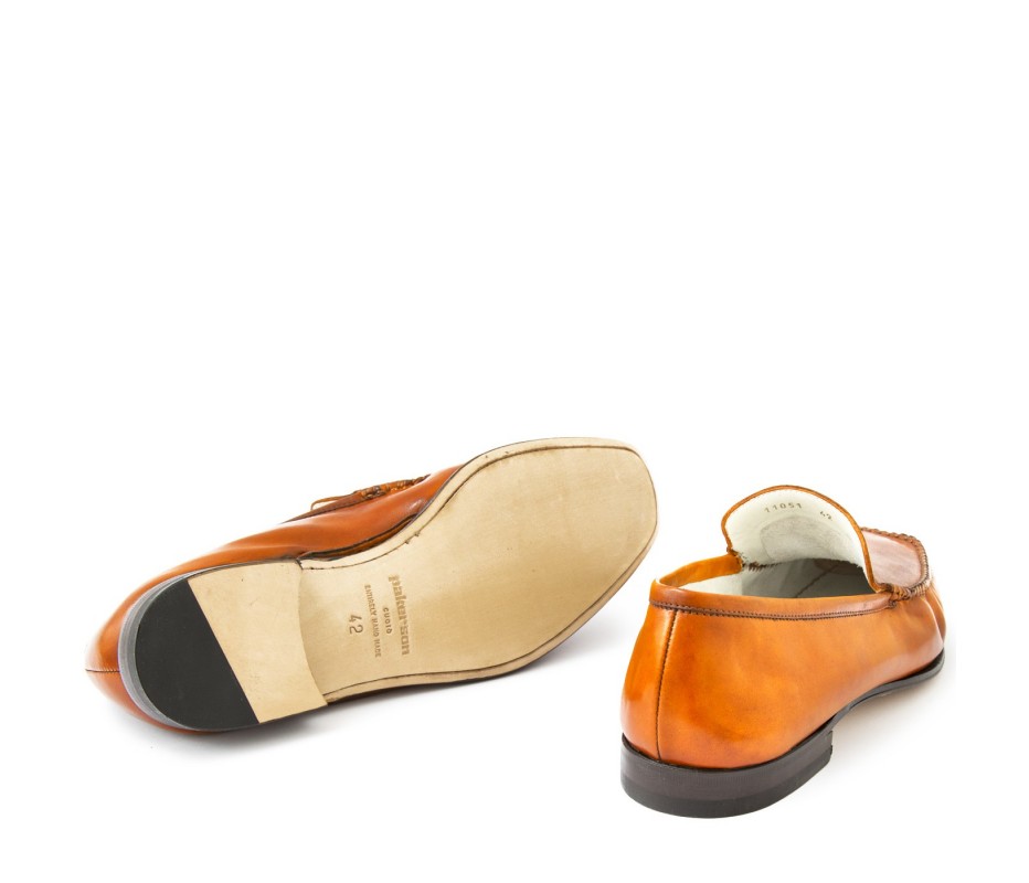 Pakerson MOCASSINO CERRETO PELLE ARANCIO