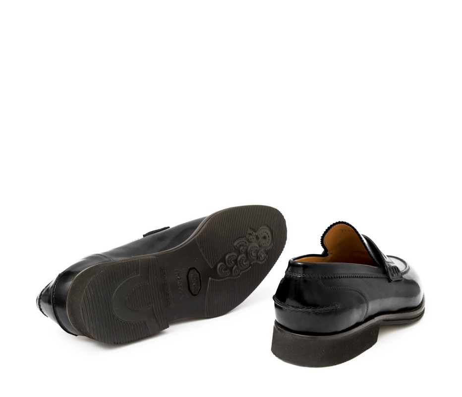 Pakerson MOCASSINO LUCCA PELLE NERA