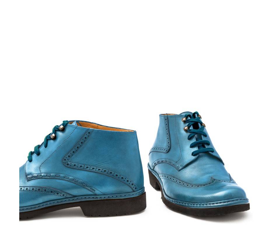 Pakerson POLACCHINO CERTALDO PELLE AZZURRO CIELO