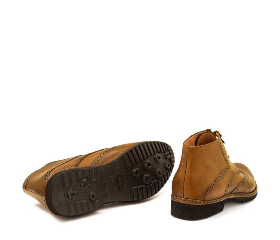 Pakerson POLACCHINO CERTALDO PELLE GIALLO SENAPE