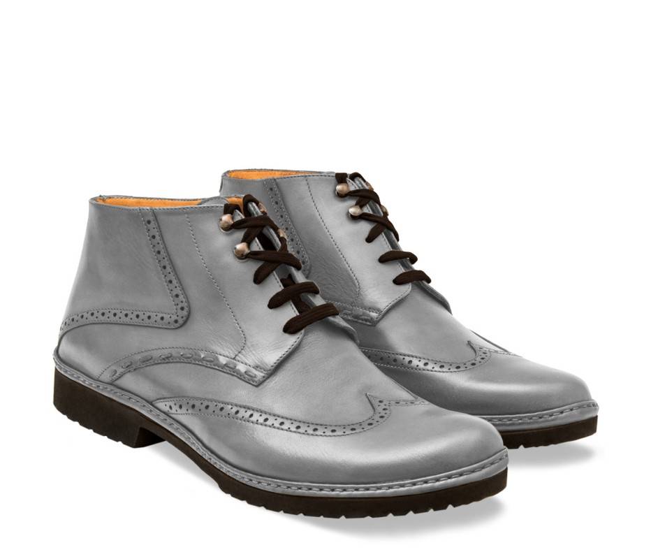 Pakerson POLACCHINO CERTALDO PELLE GRIGIO SMOG