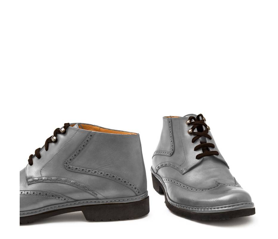 Pakerson POLACCHINO CERTALDO PELLE GRIGIO SMOG