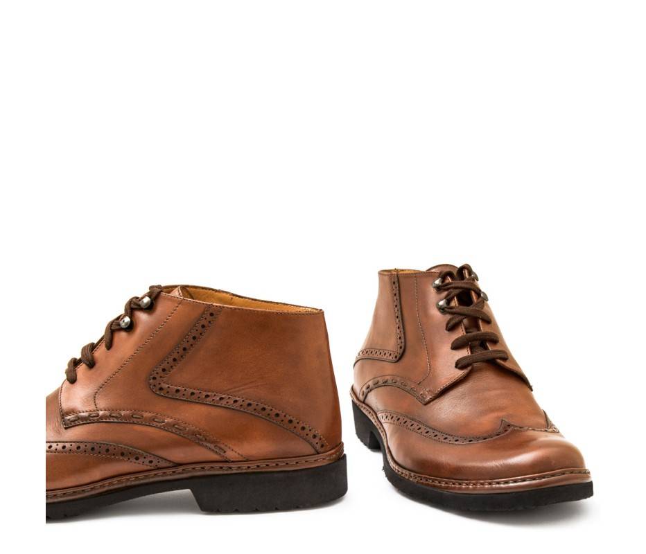 Pakerson POLACCHINO CERTALDO PELLE MARRONE TAN