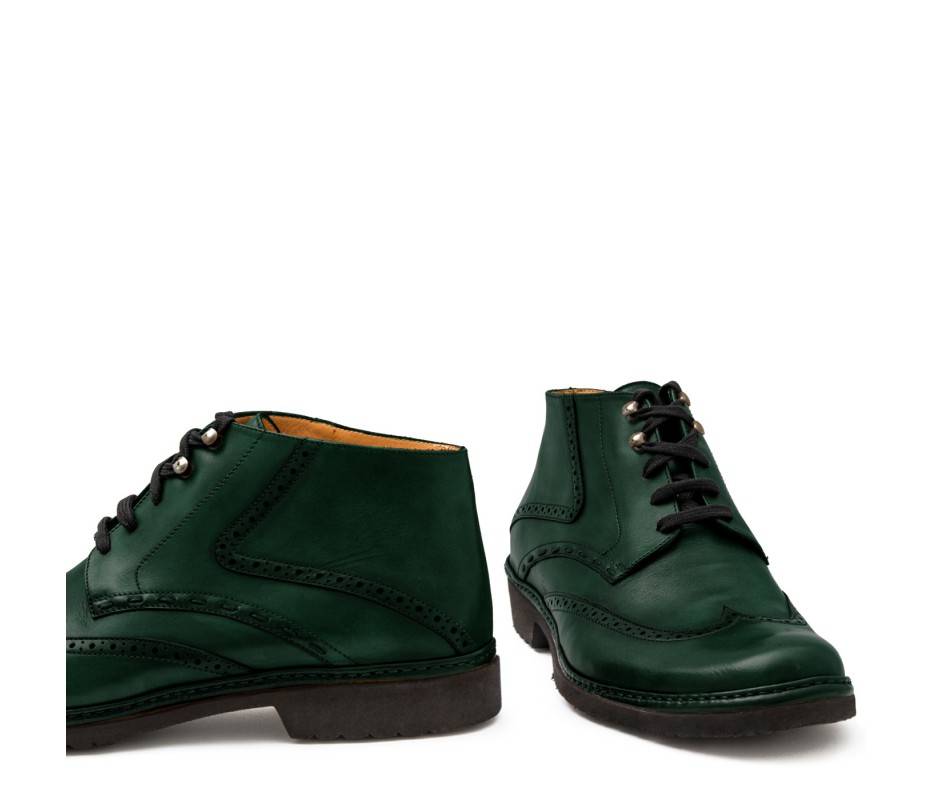 Pakerson POLACCHINO CERTALDO PELLE VERDE INTENSO