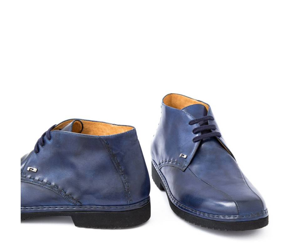 Pakerson POLACCHINO GREVE PELLE BLU NAVY