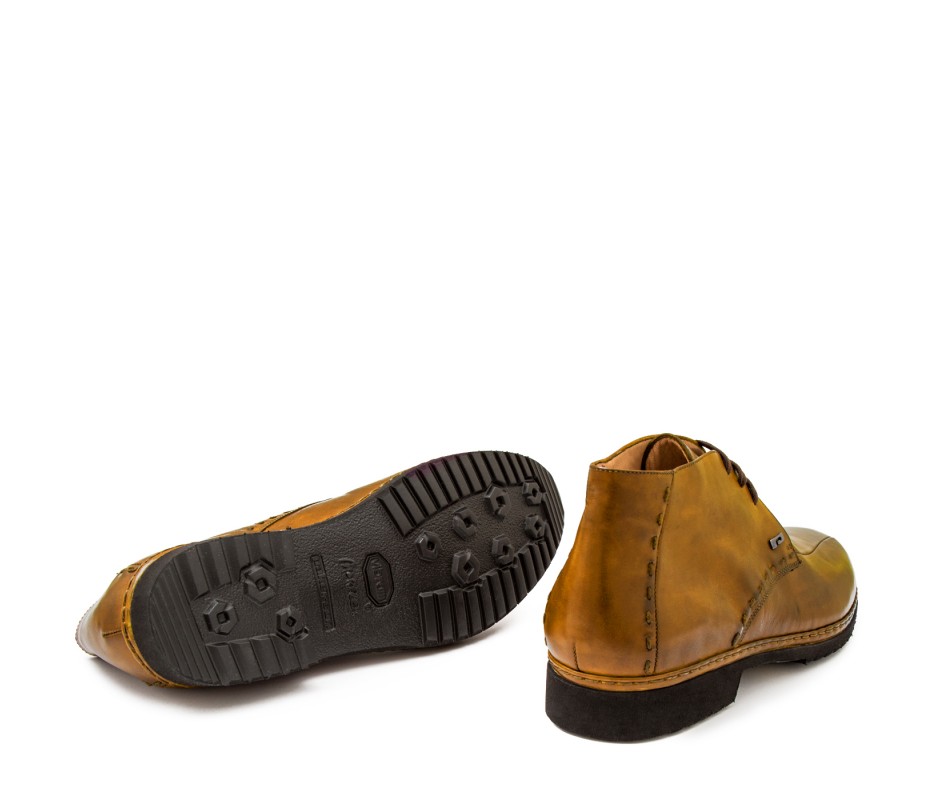 Pakerson POLACCHINO GREVE PELLE GIALLO SENAPE