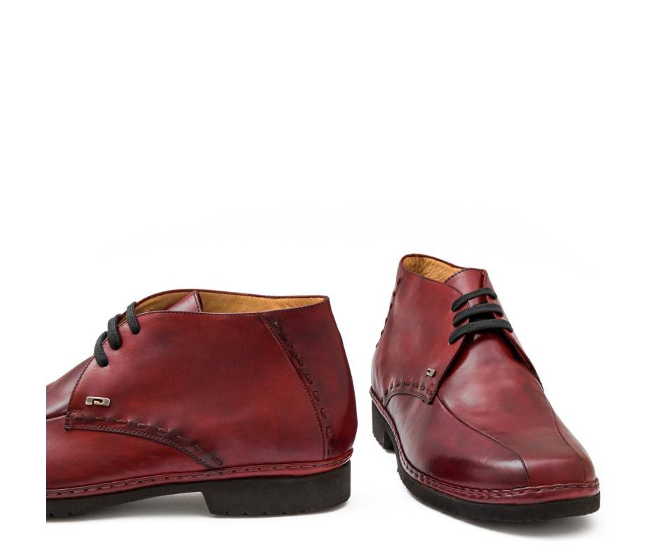 Pakerson POLACCHINO GREVE PELLE ROSSO BORDEAUX