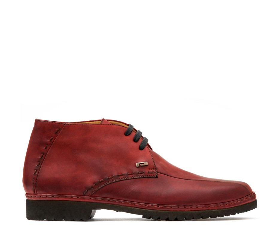 Pakerson POLACCHINO GREVE PELLE ROSSO BORDEAUX