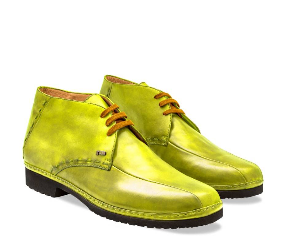 Pakerson POLACCHINO GREVE PELLE VERDE PISTACCHIO