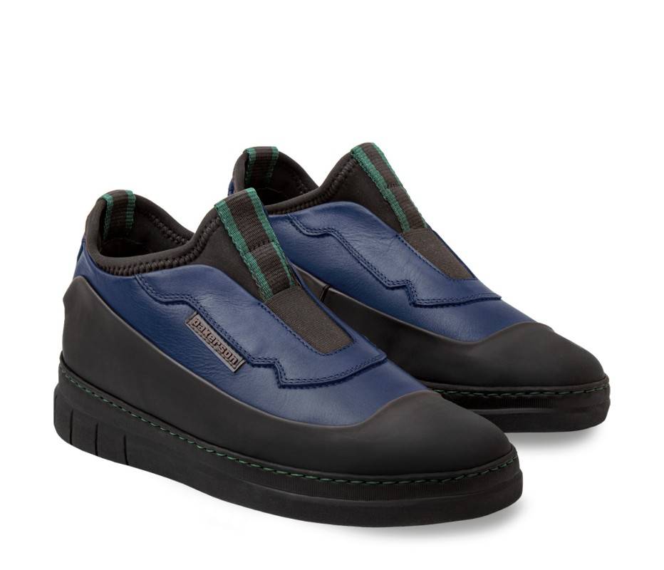Pakerson SCARPA ABETONE PELLE BLU NAVY