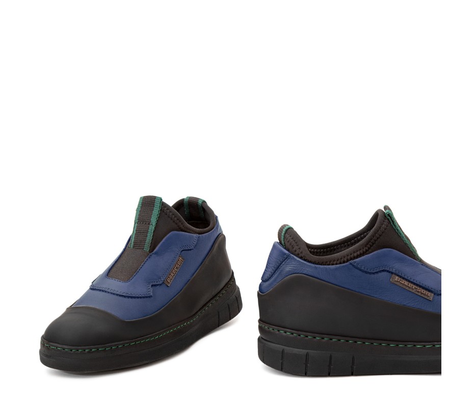 Pakerson SCARPA ABETONE PELLE BLU NAVY
