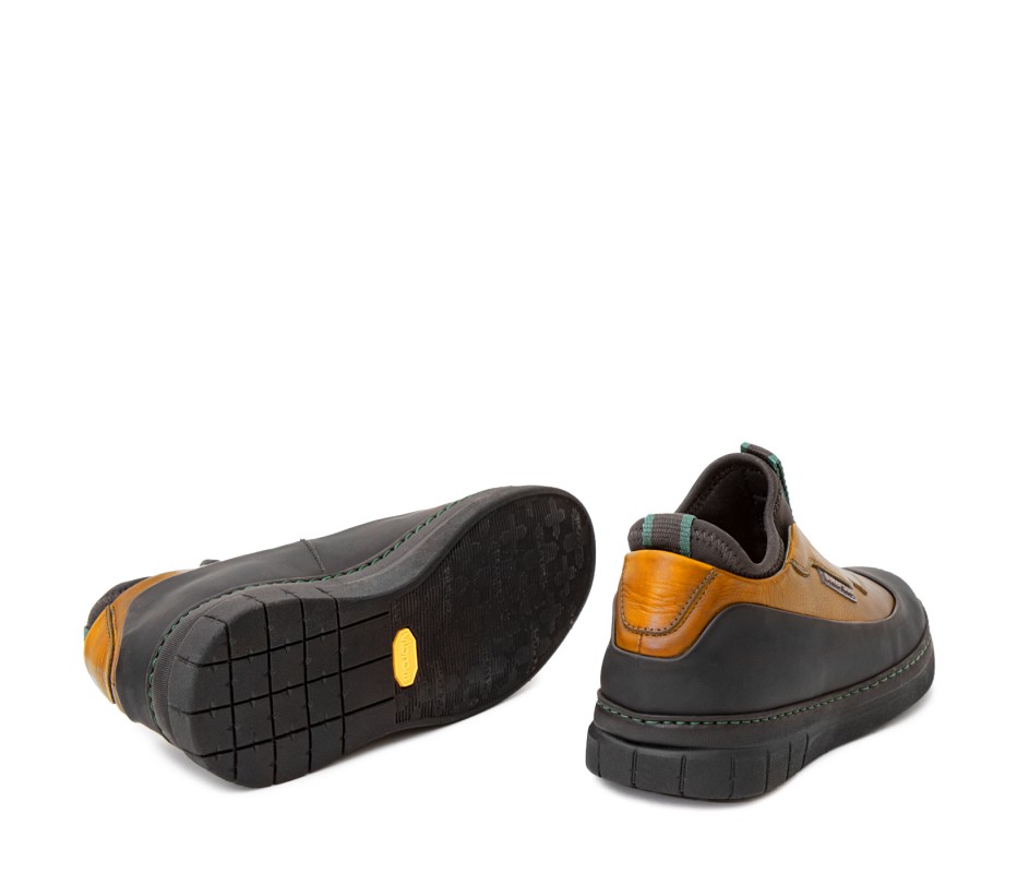 Pakerson SCARPA ABETONE PELLE GIALLO SENAPE