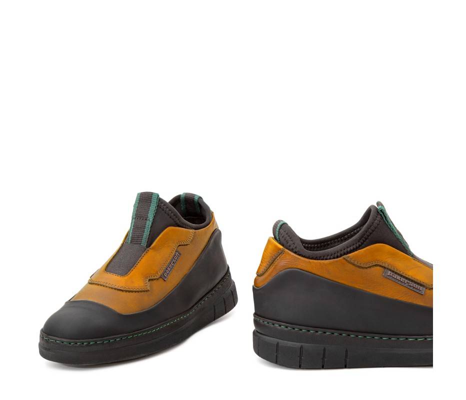 Pakerson SCARPA ABETONE PELLE GIALLO SENAPE