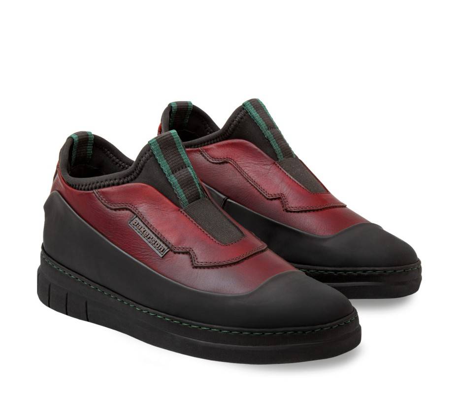 Pakerson SCARPA ABETONE PELLE ROSSO BORDEAUX
