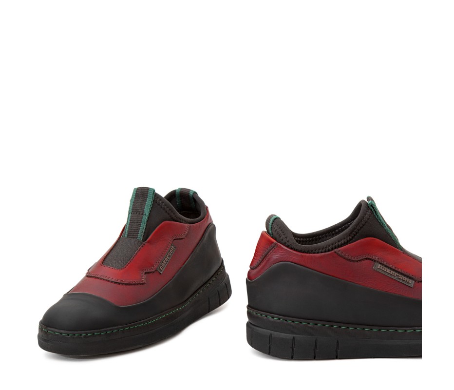 Pakerson SCARPA ABETONE PELLE ROSSO BORDEAUX