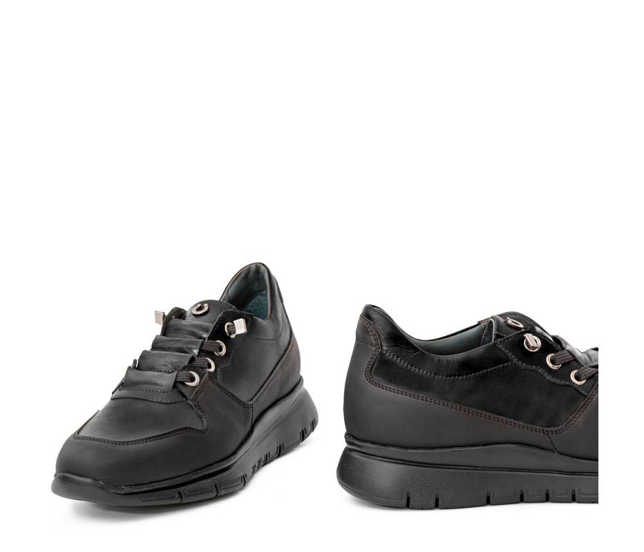 Pakerson SNEAKER AMIATA PELLE NERA