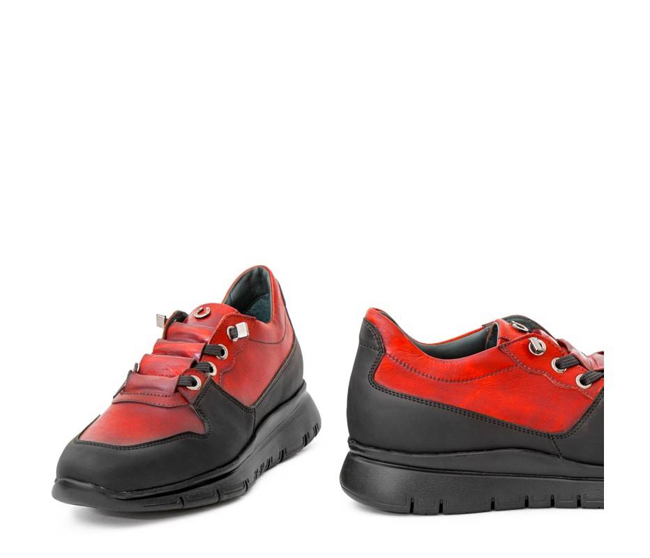 Pakerson SNEAKER AMIATA PELLE ROSSA