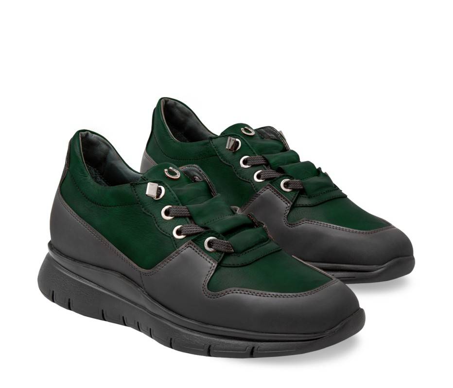 Pakerson SNEAKER AMIATA PELLE VERDE INTENSO