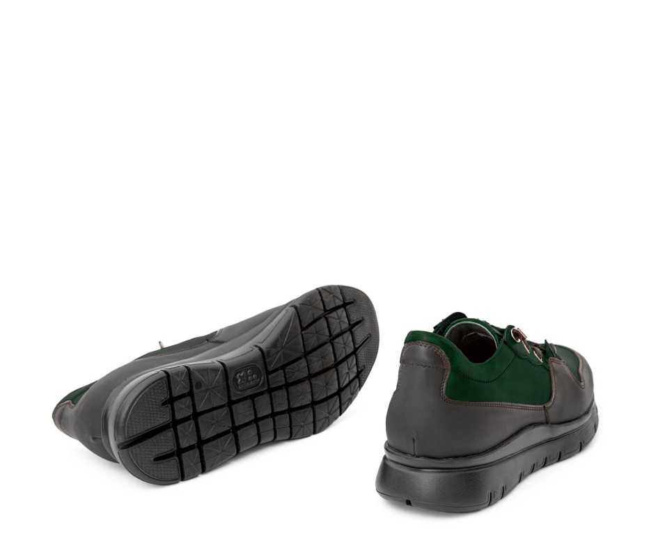 Pakerson SNEAKER AMIATA PELLE VERDE INTENSO
