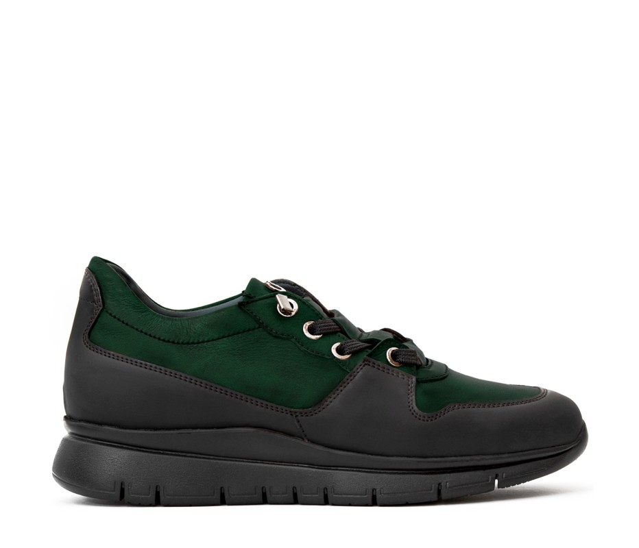 Pakerson SNEAKER AMIATA PELLE VERDE INTENSO