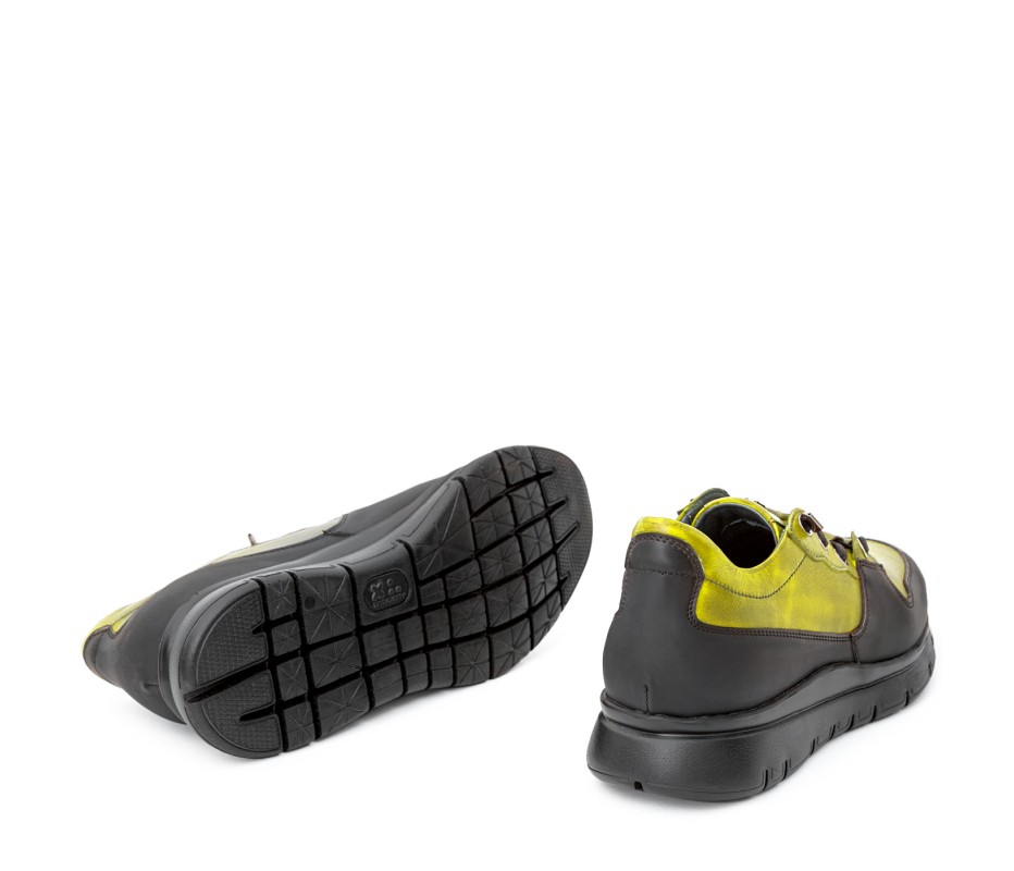 Pakerson SNEAKER AMIATA PELLE VERDE PISTACCHIO