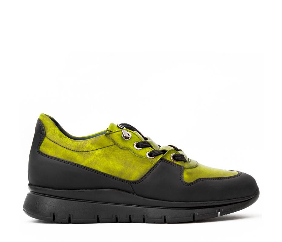 Pakerson SNEAKER AMIATA PELLE VERDE PISTACCHIO