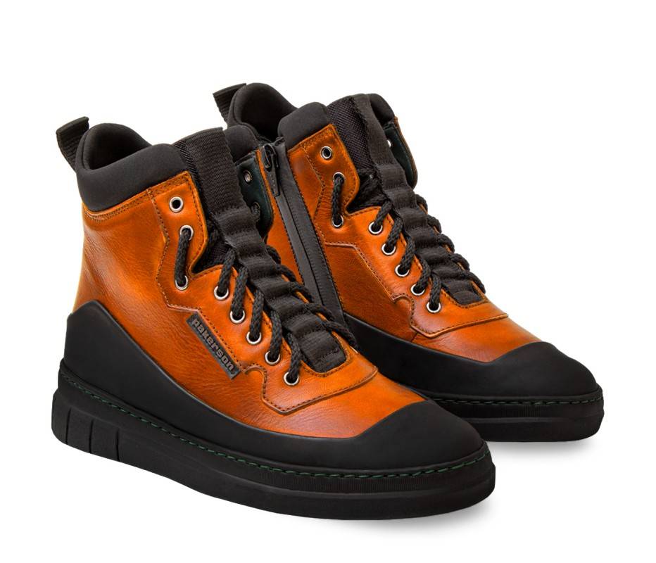 Pakerson STIVALETTO APUANE PELLE ARANCIO