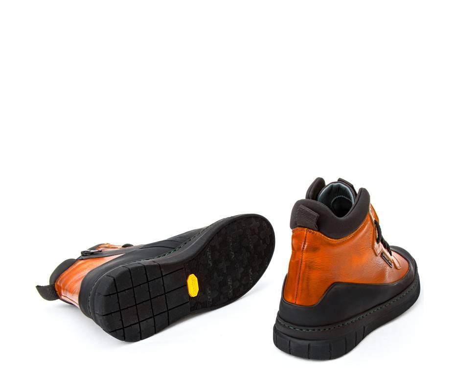 Pakerson STIVALETTO APUANE PELLE ARANCIO