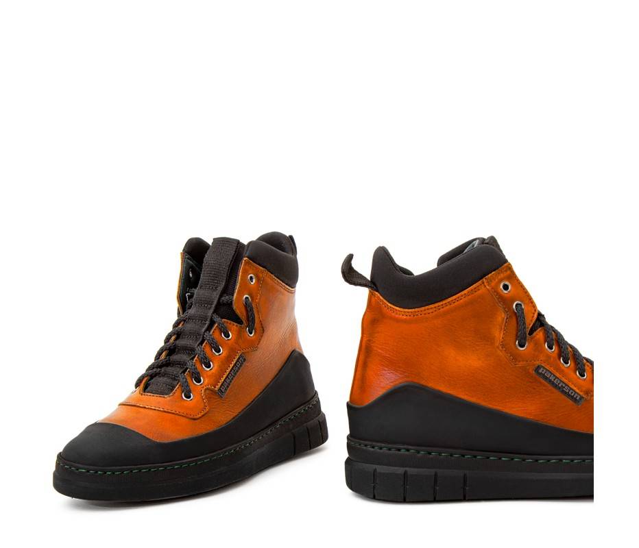 Pakerson STIVALETTO APUANE PELLE ARANCIO