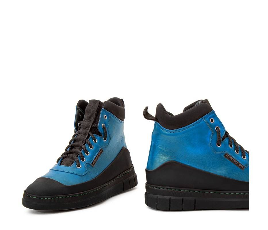 Pakerson STIVALETTO APUANE PELLE AZZURRO CIELO