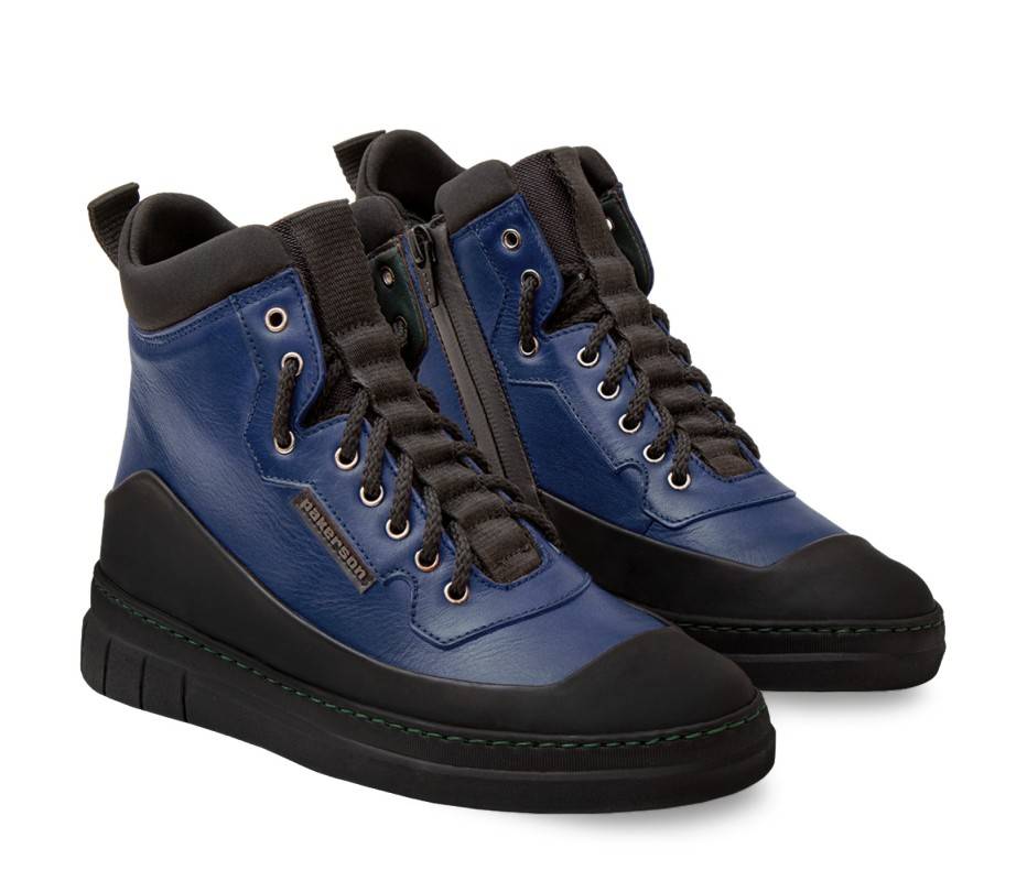 Pakerson STIVALETTO APUANE PELLE BLU NAVY