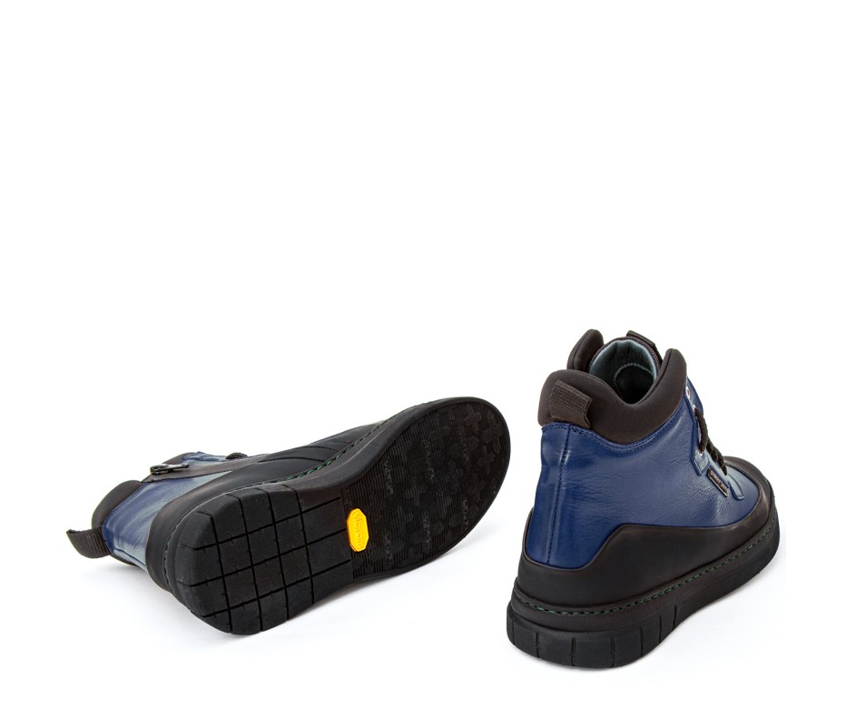 Pakerson STIVALETTO APUANE PELLE BLU NAVY