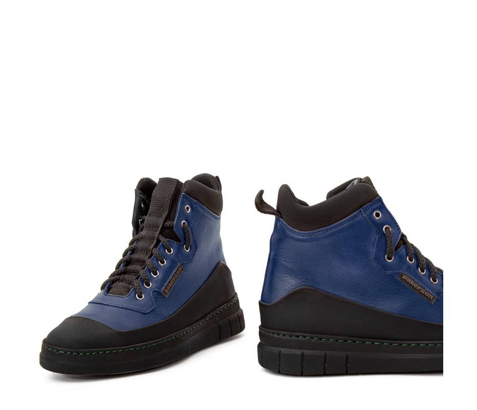 Pakerson STIVALETTO APUANE PELLE BLU NAVY