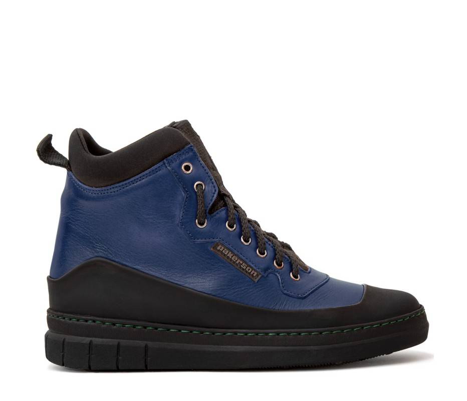 Pakerson STIVALETTO APUANE PELLE BLU NAVY
