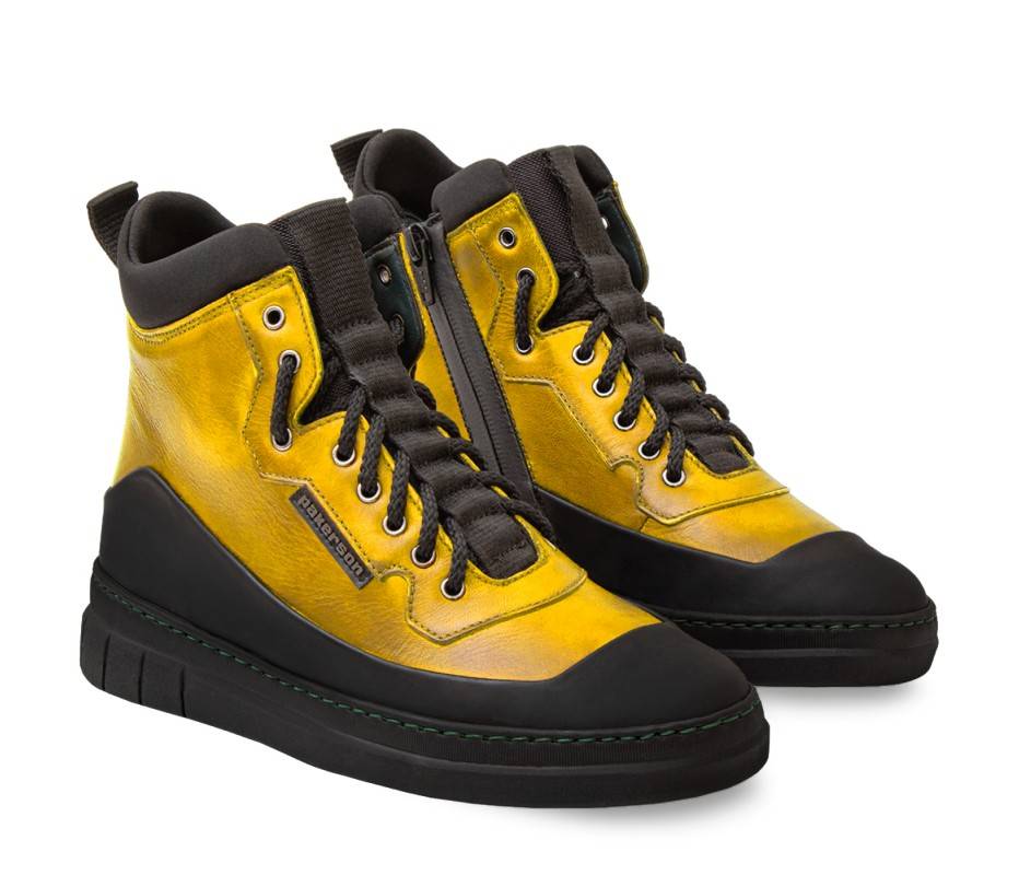 Pakerson STIVALETTO APUANE PELLE GIALLA