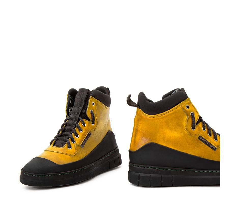 Pakerson STIVALETTO APUANE PELLE GIALLA