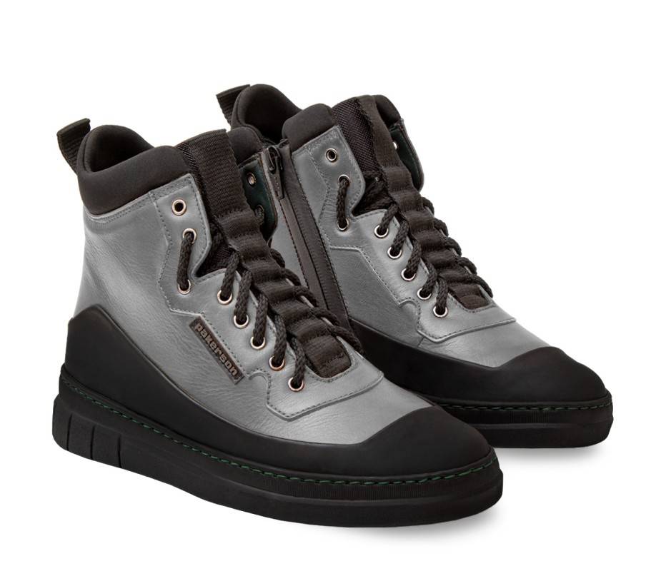 Pakerson STIVALETTO APUANE PELLE GRIGIO SMOG