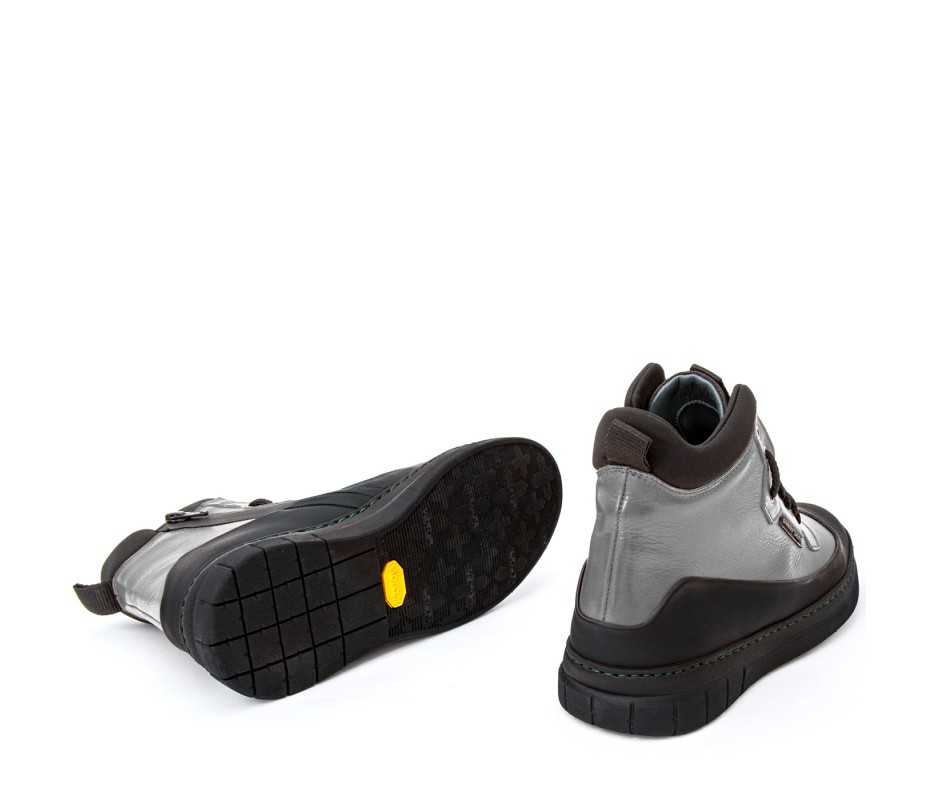 Pakerson STIVALETTO APUANE PELLE GRIGIO SMOG