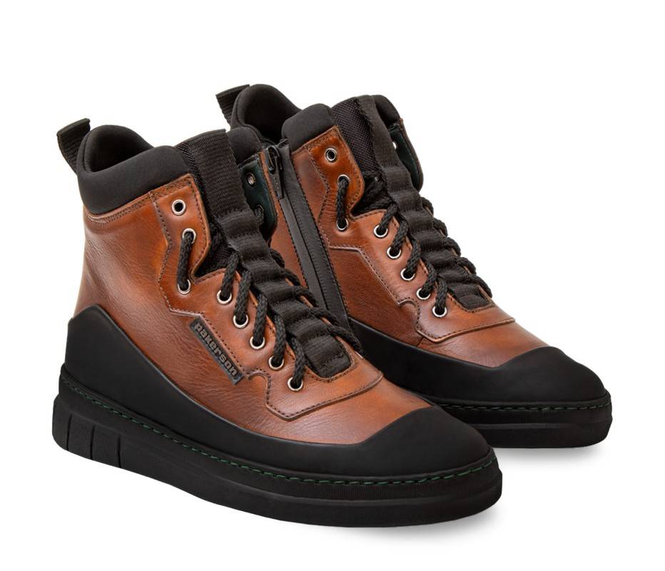 Pakerson STIVALETTO APUANE PELLE MARRONE TAN