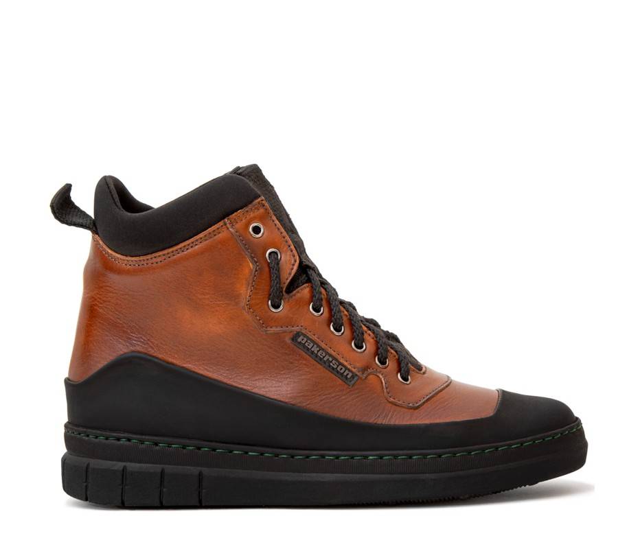 Pakerson STIVALETTO APUANE PELLE MARRONE TAN