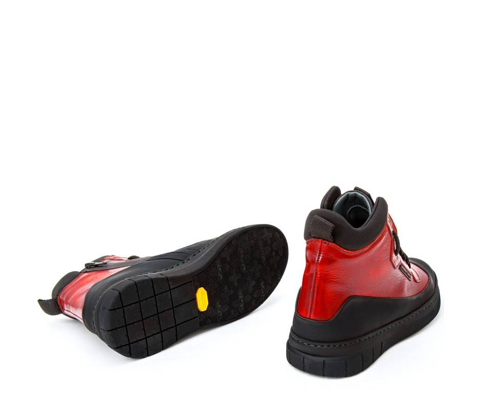 Pakerson STIVALETTO APUANE PELLE ROSSA