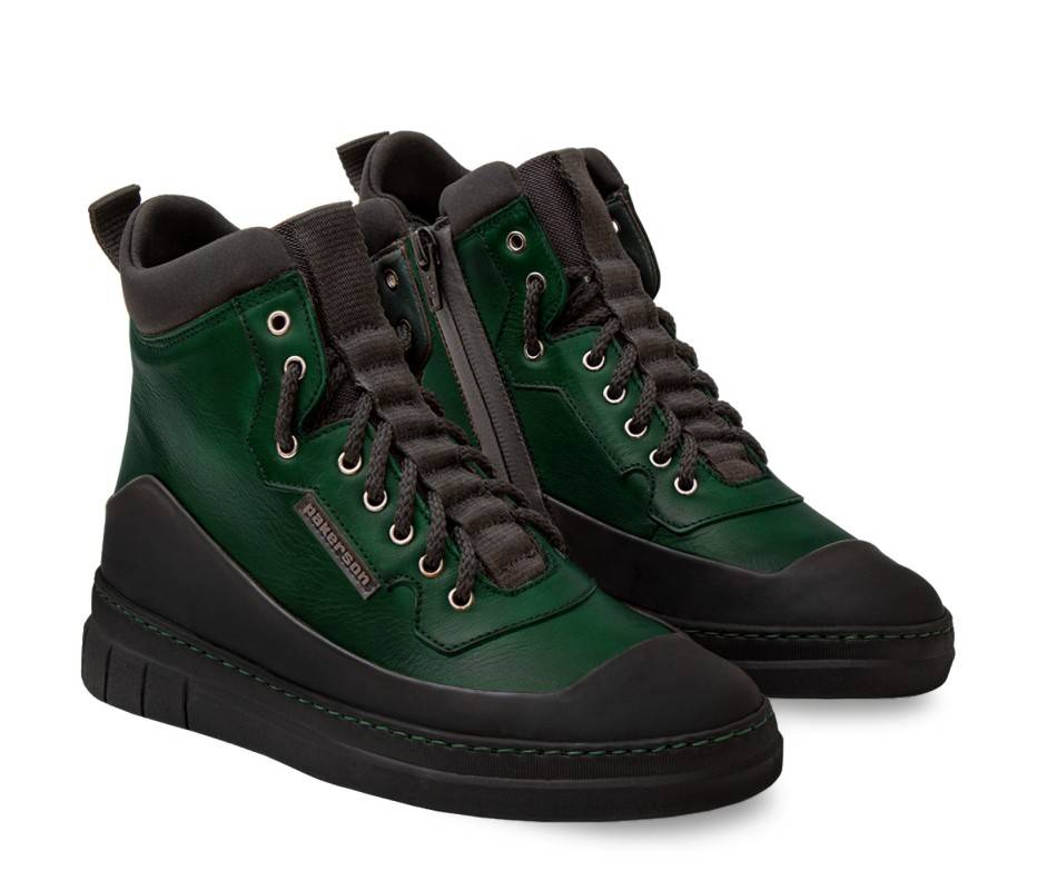 Pakerson STIVALETTO APUANE PELLE VERDE INTENSO