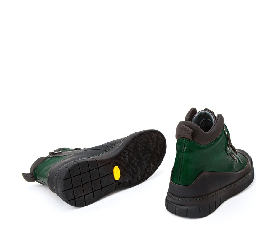 Pakerson STIVALETTO APUANE PELLE VERDE INTENSO