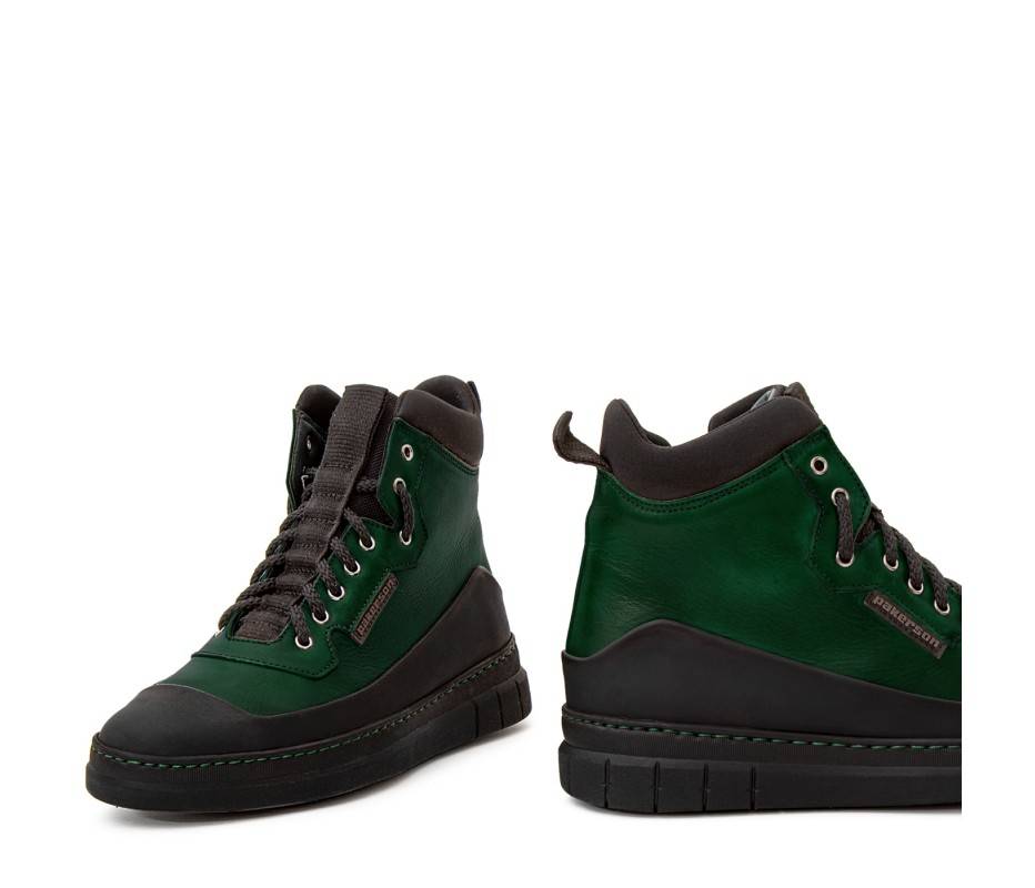 Pakerson STIVALETTO APUANE PELLE VERDE INTENSO