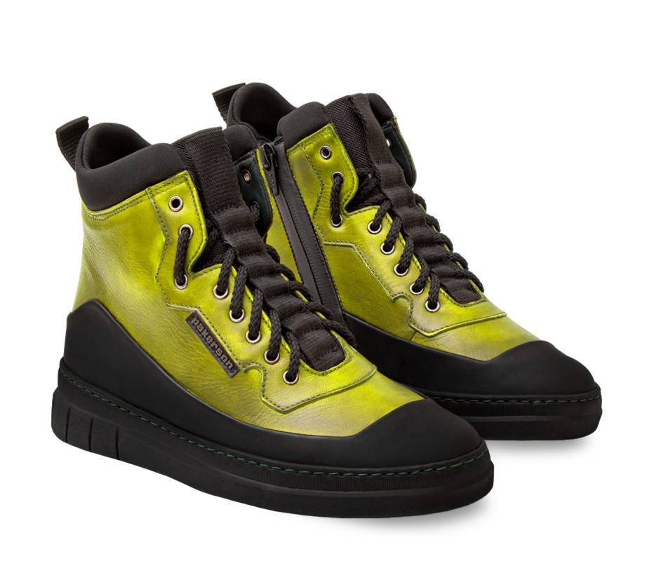 Pakerson STIVALETTO APUANE PELLE VERDE PISTACCHIO