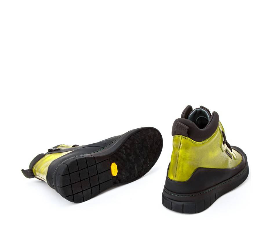 Pakerson STIVALETTO APUANE PELLE VERDE PISTACCHIO