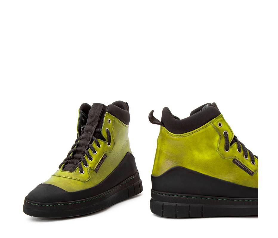 Pakerson STIVALETTO APUANE PELLE VERDE PISTACCHIO