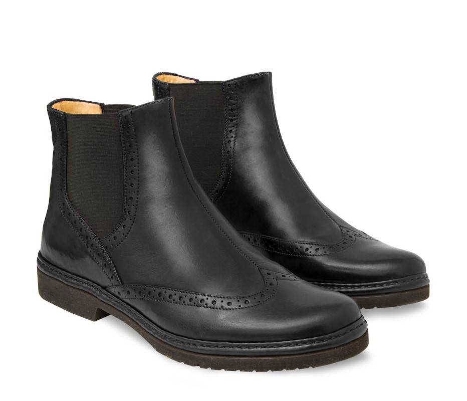 Pakerson STIVALETTO COLLODI PELLE NERA