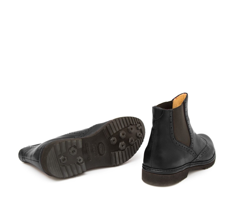 Pakerson STIVALETTO COLLODI PELLE NERA